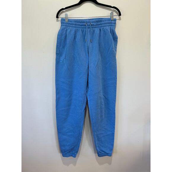 Under Armour sweatpants mens size M blue jogger pockets - Picture 1 of 7